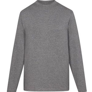Skims (dark heather gray) boyfriend long-sleeve and boxer set